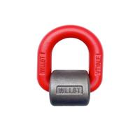 High Strength Lifting Alloy Steel, G80 D - Ring, Heavy - Duty Tie - Down Strength Ring, Lateral Ring, Weld On Flip Anchor, Welding Lugs, Lifting Point, Weldable Ring(2T)