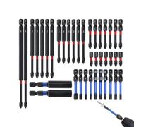 High Strength Magnetic Drill Bit Set - 39 Piece Drill Bit Set, Non-Slip and Durable Magnetic Head, Phillips, Suitable for Furniture Assembly