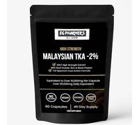 High Strength Malaysian TKA 2% | 200:1 Extract with Root Powder, Zinc & Black Pepper | 20,000mg Equivalent | Vegan | 90 Capsules | UK Made