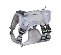 High strength material big dog harness provides complete control and protection for daily walks and travel adventures