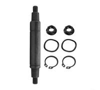 High-Strength Metal Center Shaft for Cycling Trainer, Pedal Bearing Axle and Chain Disc Wheel Part, Long-Lasting Fitness Bike Component, Quick Fit Replacement Kit(20mm)