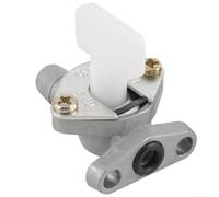 High-Strength Metal Gas Tank Tap Black White(White)