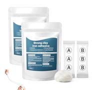 High-Strength Multi-Purpose Repair Clay & Putty,Strong Clay Iron Adhesive,Epoxy Putty Fast Repair Clays,Steel Reinforced Epoxy Putty,All Purpose Pool Clays for Plastic Metal Ceramic Tile Glass (2 Box)