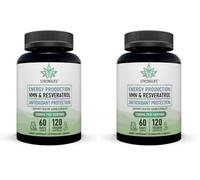 High Strength NMN Supplements UK Pure | NAD+ NMN Capsules & Trans-Resveratrol Capsules | Supports NAD+ Levels, Cellular Health, Energy & Healthy Ageing | 120 Capsules, 2 Months Supply (Pack of 2)
