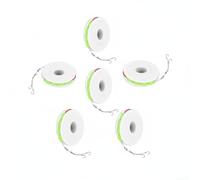 High-Strength Nylon Fishing Line Set, 5-Pack with 2.7-6.3 m Lengths, Seven-Star Float Rig, Sensitive Bite Detection, Versatile for Bottom & Suspended Fishing(Double hook-4.5 m)