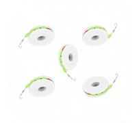 High-Strength Nylon Fishing Line Set, 5-Pack with 2.7-6.3 m Lengths, Seven-Star Float Rig, Sensitive Bite Detection, Versatile for Bottom & Suspended Fishing(Single hook-2.7 m)