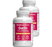 High-Strength Odourless Garlic Capsules | Supports Heart, Normal Blood Circulation & Immune Health | with Vitamin C, Iron & Thiamine | Vegan Friendly | 360 Capsules = 6 Months’ Supply | UK Made
