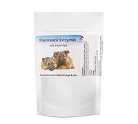 High Strength Pancreatic Enzyme Capsule for Dogs & Cats by Chemeyes - Digestive Enzyme Supplement with Amylase, Protease & Lipase - Pancreatin Supports Normal Digestion & Healthy Weight - 100 Capsules