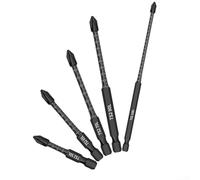 High Strength PH2 Cross Magnetic Screwdriver Bit 1pc Alloy Steel Suitable for Various Tightening Tasks (65MM)