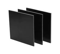 High Strength Phenolic Resin Sheet 250x250mm Black, 1PC, Antistatic Insulation Board for Industrial Electrical & Machining Applications(Thick 15mm)