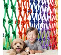 High Strength Polyester Net for Balconies,Climbing Protective Rope Nets,Playgrounds,Cargo,Tennis Courts,Draw Bridges,Kids Monkey Bar,Pet Enclosures,Boat Safety Lifeline Netting Width:62.32ft(19m)