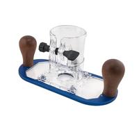 High Strength Router Base Conversion Kits for 65mm Trimmers with Wood Handle Clear Acrylic Guard for Accurate Operations Trim Router Base Plate for Woodworking
