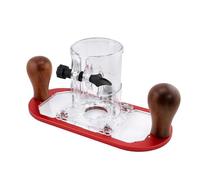 High Strength Router Base Conversion Kits for 65mm Trimmers with Wood Handle Clear Acrylic Guard for Accurate Operations Trim Router Base Plate for Woodworking