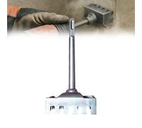 High Strength SDS Plus Square Hole Punch for 86 Type Junction Box Cutter, Premium Stainless Steel Wall Box Drill Bit for Electrical Work, Renovation & Construction, Clean & Flush Cutouts