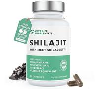 High Strength Shilajit Capsules 600mg, 70:1 Himalayan Resin Extract, 60% Fulvic Acid & 85+ Trace Minerals, Vegan Energy, Focus & Stamina Supplement, 2 Month Supply, UK Made, Love Life Supplements
