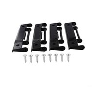 High Strength Snap-On Hinge Replacement Kit for Igloo for Trailmate Journey 70 Qt Cooler, 2-Pack with Screws, 7-3/8 Inch Heavy Duty Lid Repair Part(4pcs)