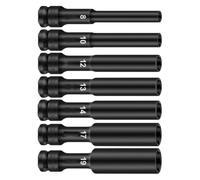 High Strength Socket Wrench Set, Featuring 8mm to 19mm Head Sizes for Various Fastening Applications (8+14)