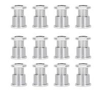 High Strength Steel 12PCS Bike Chainring Bolts Perfect Fit for Single, Double, and Triple Chainrings (Single plate)
