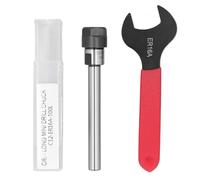 High Strength Straight Shank Collet Chuck Holder Kit - Multifunctional Router Collet Chuck Extension Rod with Wrench - for Machinists, Engineers, and CNC Milling Applications