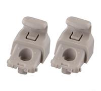 High Strength Sun Visor Clips for Tesla For Model 3 (2017 2020), OE Part 113099300A, 2 Pieces in Grey