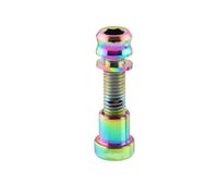 High-Strength Titanium M5x17 19mm Stem Bolt for Bike Handlebar - Lightweight and Durable(M5-17mm Glod)