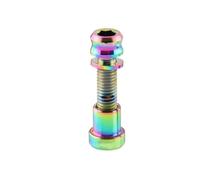 High-Strength Titanium M5x17 19mm Stem Bolt for Bike Handlebar - Lightweight and Durable(M5-19mm Black)