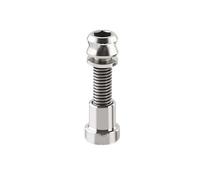 High-Strength Titanium M5x17 19mm Stem Bolt for Bike Handlebar - Lightweight and Durable(M5-19mm Silver)