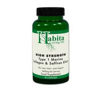 High Strength Type 1 Marine Collagen & Saffron Elixir Habita 60 Capsules 2400mg