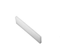 High-Strength White Nylon Rectangular Sheet - 1 Meter Long, 65mm Wide, 12-50mm Thick for Machining, DIY(50mm)