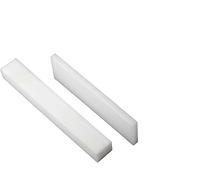 High-Strength White Nylon Rectangular Sheet - 1 Meter Long, 90mm Wide, 2-10mm Thickness(5mm)