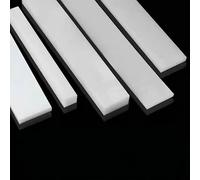 High-Strength White Nylon Sheet - 1 Meter Long, 45mm Wide, 12-45mm Thick - Versatile Rectangular Plastic Sheet(12mm)