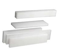 High-Strength White Nylon Sheet - 1 Meter Long, 80mm Wide, 12-50mm Thick - Versatile Rectangular Plastic Sheet 1pc(45mm)
