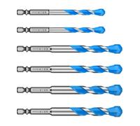 High Strengths Oblique Head Eccentric Drill Bit Concrete Drilling Bit Set 5/6/8/10/12mm For Glass Tile Ceramic Eccentric Twist Drill