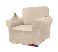 High Stretch Armchair Covers Super Soft Chair Covers for Living Room Jacquard Sofa Cover for Dogs Non Slip Chair Slipcover with Arms Furniture Protector(Y,1 Seater)