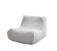 High Stretch Armless Sofa Cover Single Seated Lazy Couch Protector Removable Slipcover for Fireside Chair Machine Washable Chair Cover One Piece Design