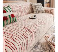 High Stretch Couch Covers 1/2/3/4 Seater Super Soft Covers All-inclusive Sofa Slipcover Washable Sofa Covers Universal Couch Covers Furniture Protector Cove for Dog(Size:4 Seater(235-300cm),Color:Red)