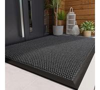 High Stretch Elastic Silk Doormat, Non-slip Door Mat with Rubber Sole, Quick-dry & Heavy-duty for Luxury Residences