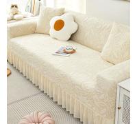 High Stretch Sofa Cover 1 2 3 4 5 Seater Stylish Sofa Covers 1-Piece Couch Covers Thick Soft Sofa Protector Machine Washable Non Slip Sofa Slipcovers for Pets, Living Room(Size:1 Seater,Color:F)