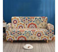 High Stretch Sofa Covers 1 2 3 4seater Super Soft Sofa Slipcover Printed Pattern Couch Cover Polyester Spandex Sofa Slipcover Non-Slip Sofa Slipcovers Furniture Prote(Size:4 Seater(235-300cm),Color:B)
