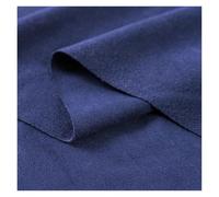 High Stretch Suede Fabric Knit Single-Sided Brushed Elastic Cloth for Sewing Dresses Clothes By Half Meter for DIY Crafts(51 Grey Blue)