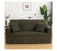 High Stretch Washable Sofa Cover Durable Stain Resistant Furniture Protector with Skirt Easy Fitted Elastic Slipcover for Living Room Couch and Home Decor