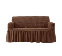 High Stretch Washable Sofa Covers with Skirt Soft Slipcovers for 1/2/3/4 Seater Couch Fur Protector All-Inclusive Stretchable (Size: 4 Seater 235-300cm Color: A)