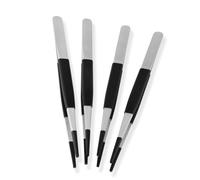 High Swiss Grade Diamond Tweezers with Rubber Coating - 160mm (4pcs in a Pack) (DK3201-M)