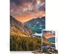 High Tatras Mountains 1000 Piece Jigsaw Puzzles for Teenagers Jigsaw Memory Build True Detail Playful Challenge (50x75cm)