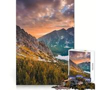 High Tatras Mountains Jigsaw Puzzle 1000 Piece for Teenagers Recall Enhancer Creative Craft Pattern Build Birthday Idea (38x26cm)