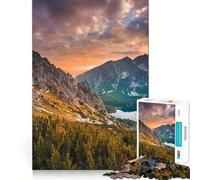 High Tatras Mountains Jigsaw Puzzle 1000 Piece for Teenagers Recall Enhancer Creative Craft Pattern Build Birthday Idea (38x26cm)
