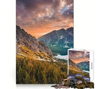 High Tatras Mountains Jigsaw Puzzles for Teenagers 1000 Piece Logic Build Sharp Color Fun Hobby Art Work (38x52cm)