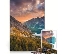 High Tatras Mountains Jigsaw Puzzles for Teenagers 1000 Piece Logic Build Sharp Color Fun Hobby Art Work (38x52cm)