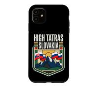 High Tatras Slovakia Flag Mountain Peaks Vintage Art Case for iPhone 11