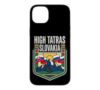 High Tatras Slovakia Flag Mountain Peaks Vintage Art Case for iPhone 14 Plus
